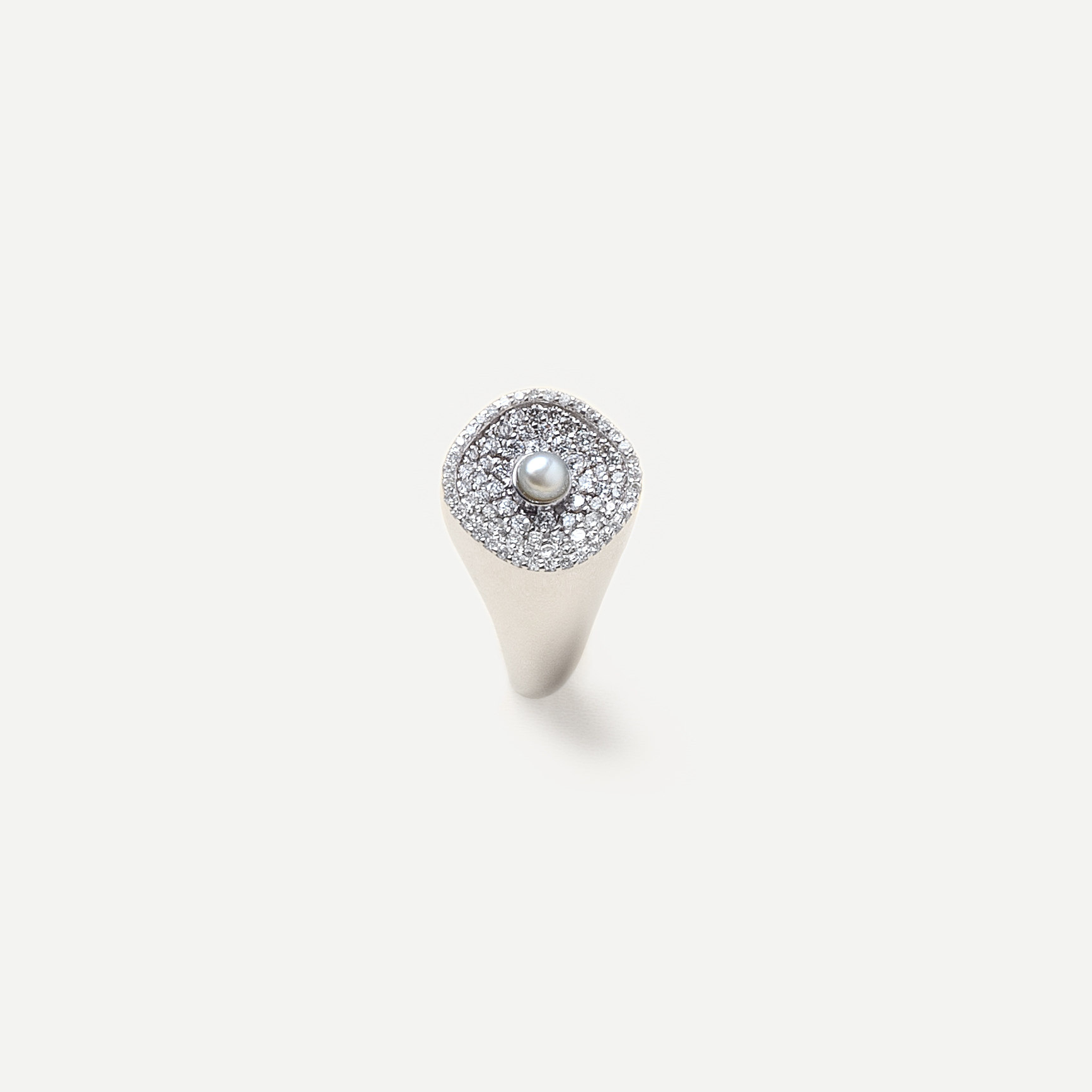 Mashael Diamond & Natural Pearl Ring